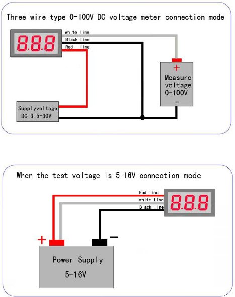 dijital panel voltmetre dc 0-100 v örnek uygulama 1